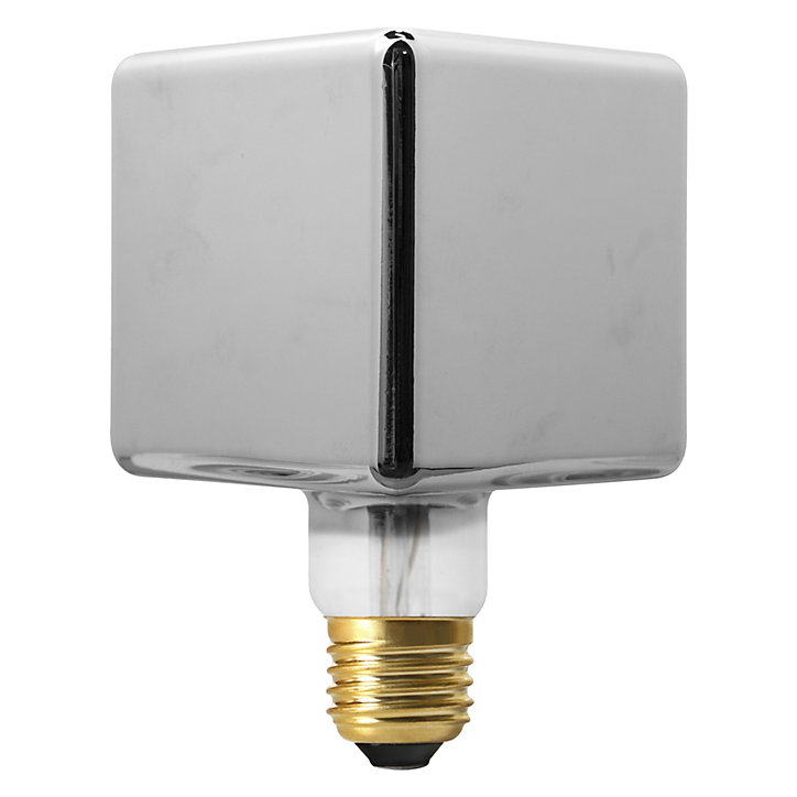 Ampoule LED E27 cube à filament fumé 40lm blanc chaud Girard Sudron