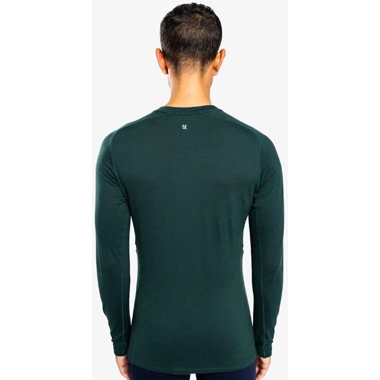 Ulvang Hero Crew Baselayer Mens Beetle Green