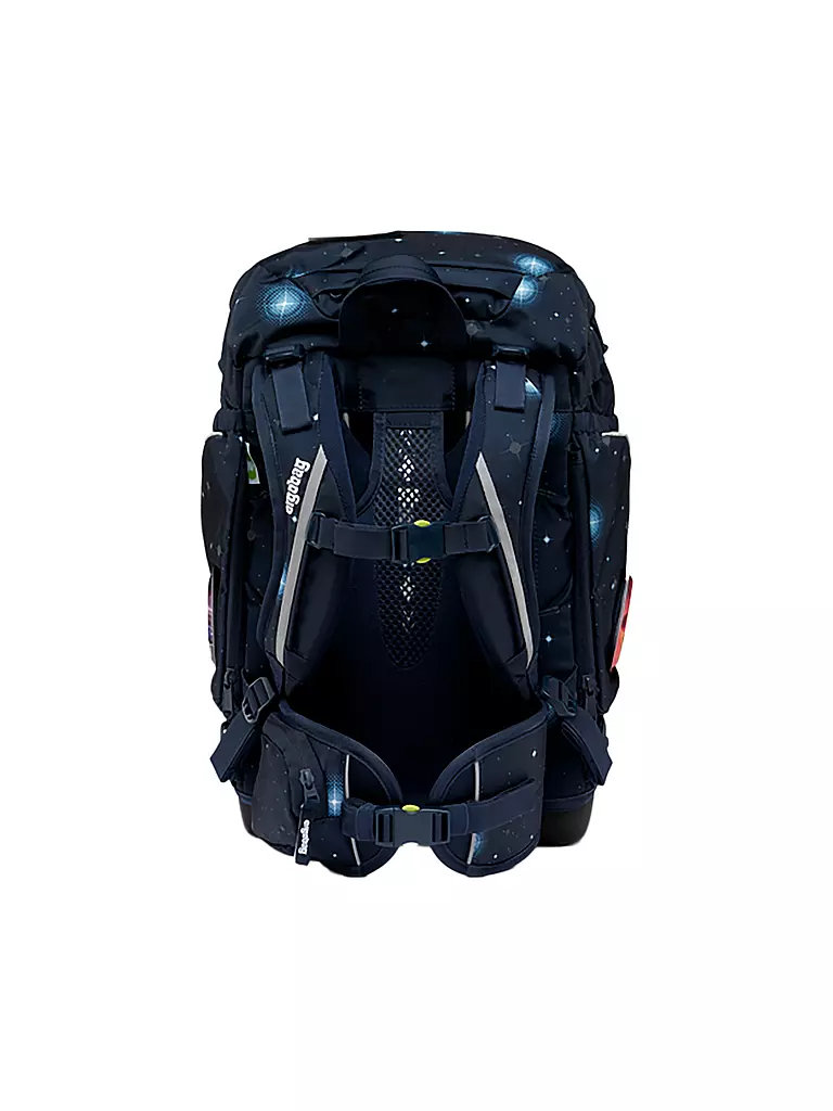 ERGOBAG Schultaschen Set 6tlg PACK Galaxy Glow - KoBärnikus  dunkelblau