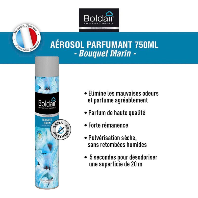 Désodorisant parfumant parfum bouquet marin 750 ml
