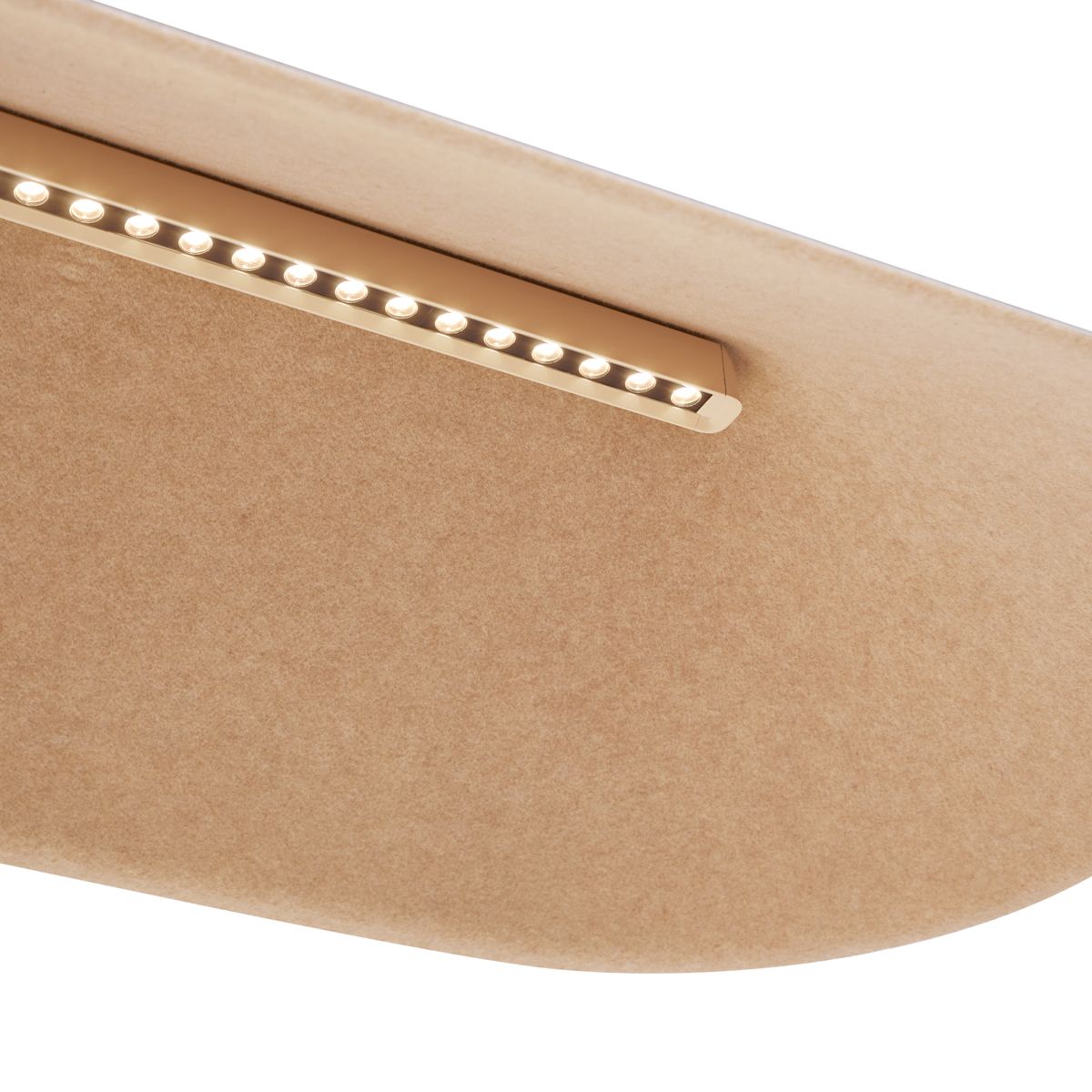 Moderne hanglamp beige incl. LED 3-staps dimbaar - Dani