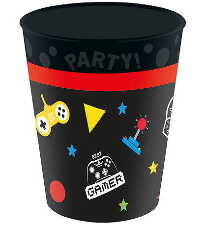 Decorata Party Plastikbecher - 4er-Pack - 250 ml - Gaming Party