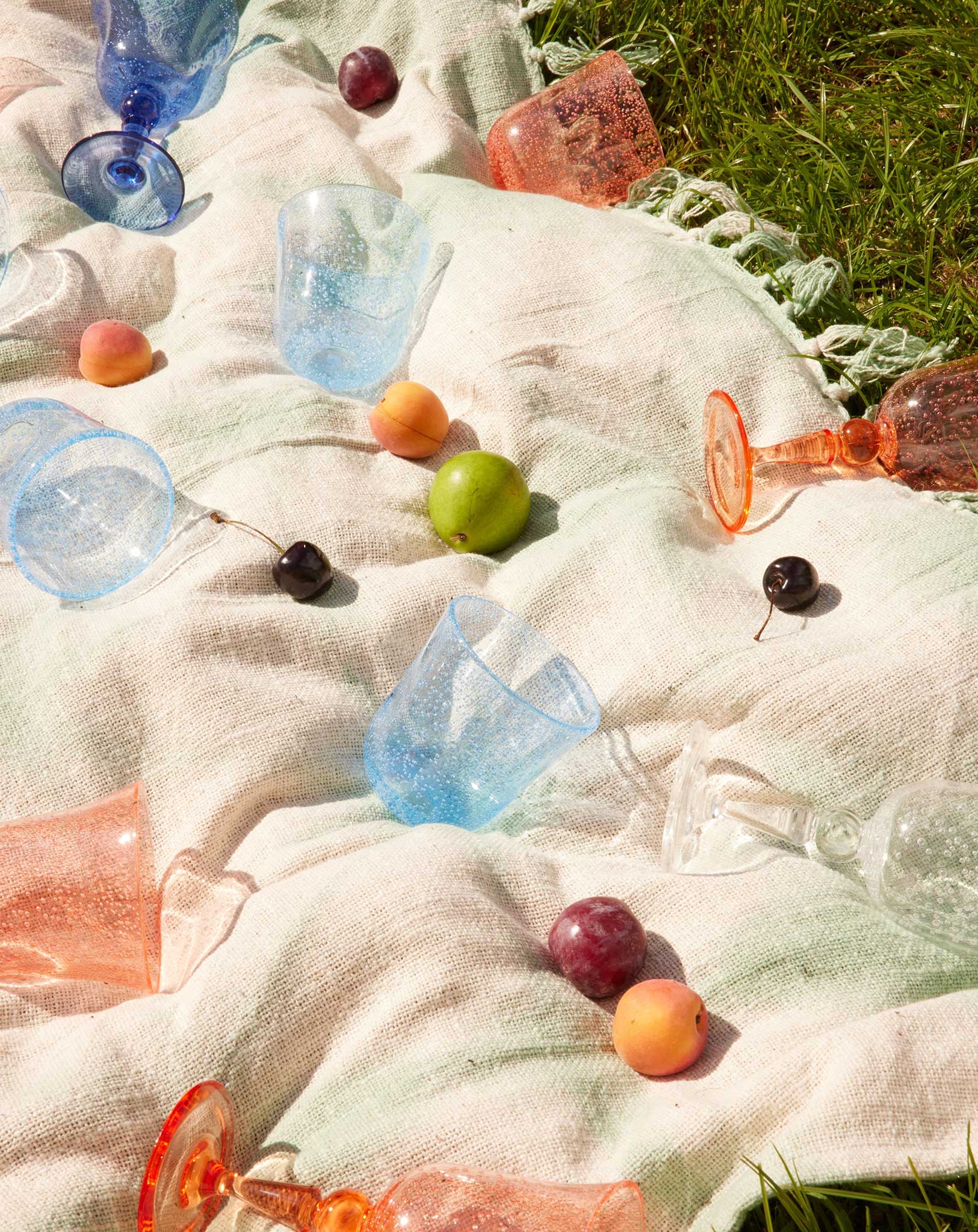 Acryl-Weinglas BUBBLES (360ml) in peach