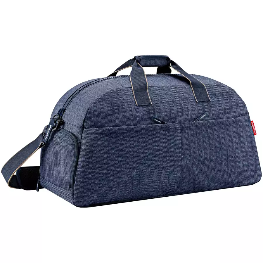 reisenthel travelling overnighter plus - Reisetasche herringbone dark blue