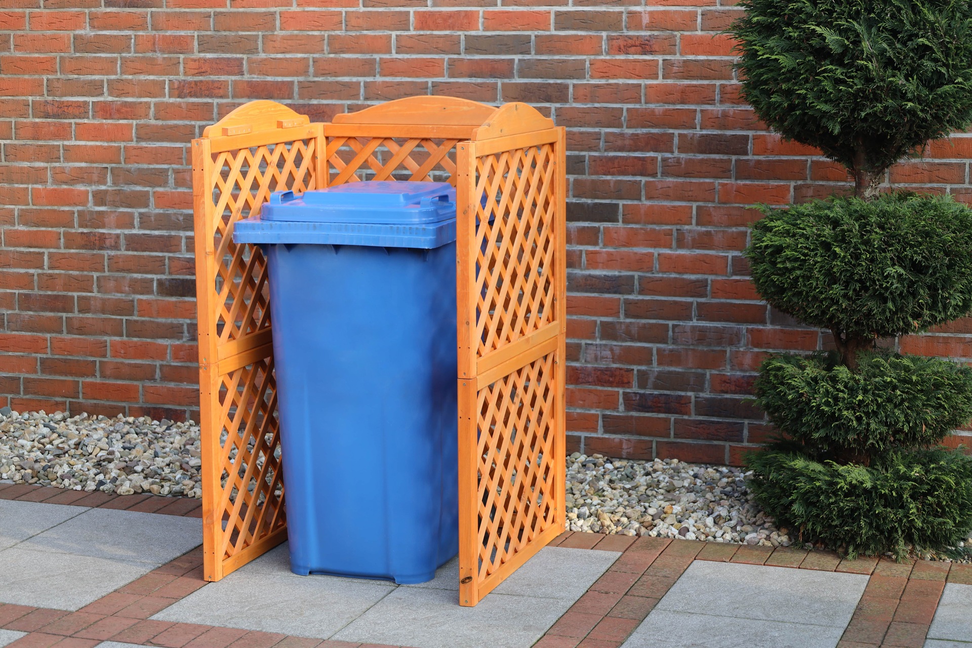 promadino Mülltonnenbox »Rex« Abtrennung,  für 1 x 240 l