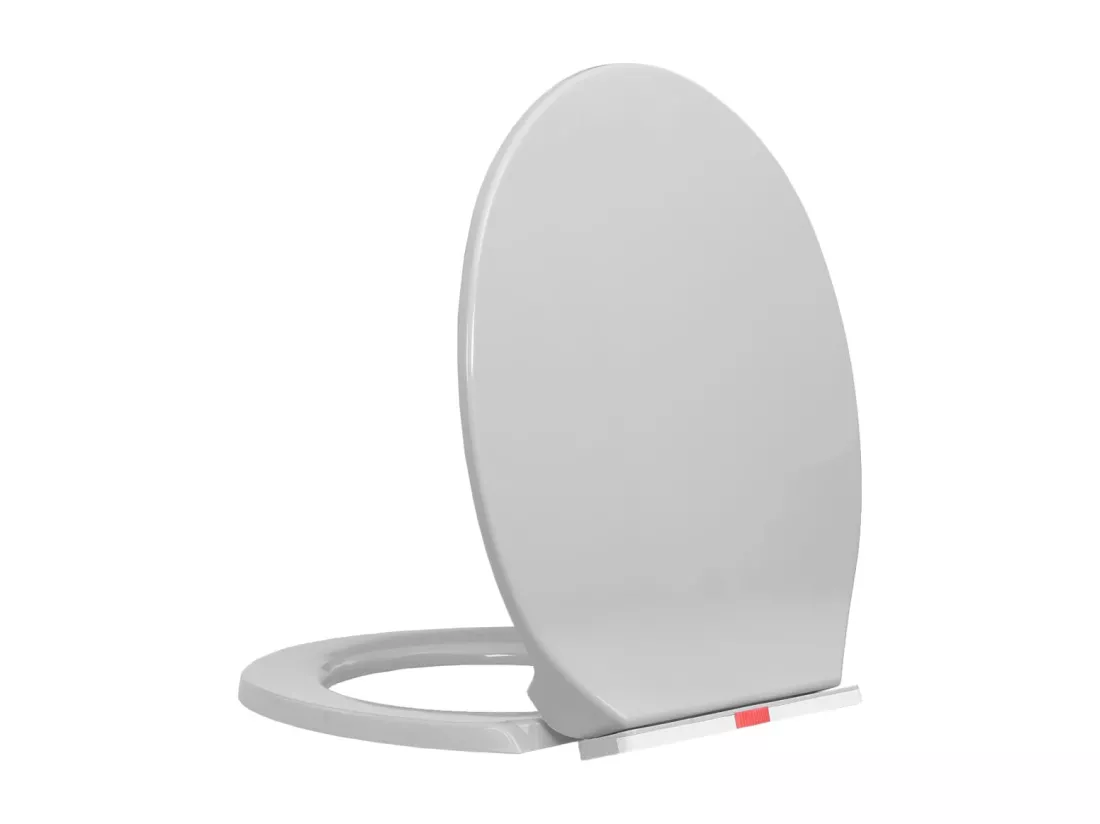 Siège de toilette abattant grise 46 x 34 x 5 cm 02_0002916