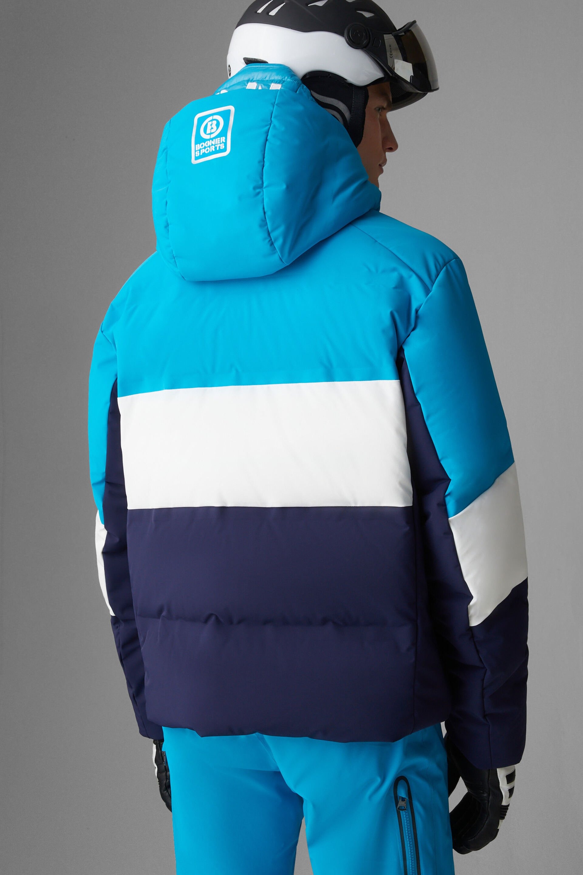 Amon Ski Jacket Herre 456/Blue/White