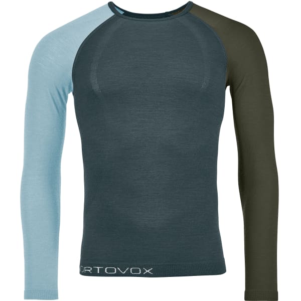 T-shirt thermique ORTOVOX 120 COMP LIGHT LONG SLEEVE DARK ARCTIC GREY