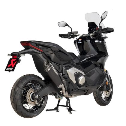 Silencieux Akrapovic Titane noir embout carbone - Gris / Noir