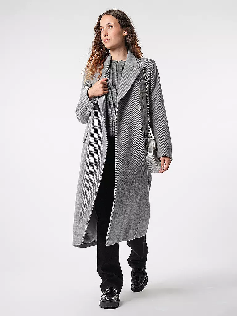 EMPORIO ARMANI Wollmantel  grau