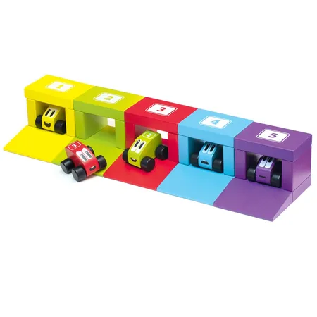 Cubika Holzbaukasten «Bright Racing»