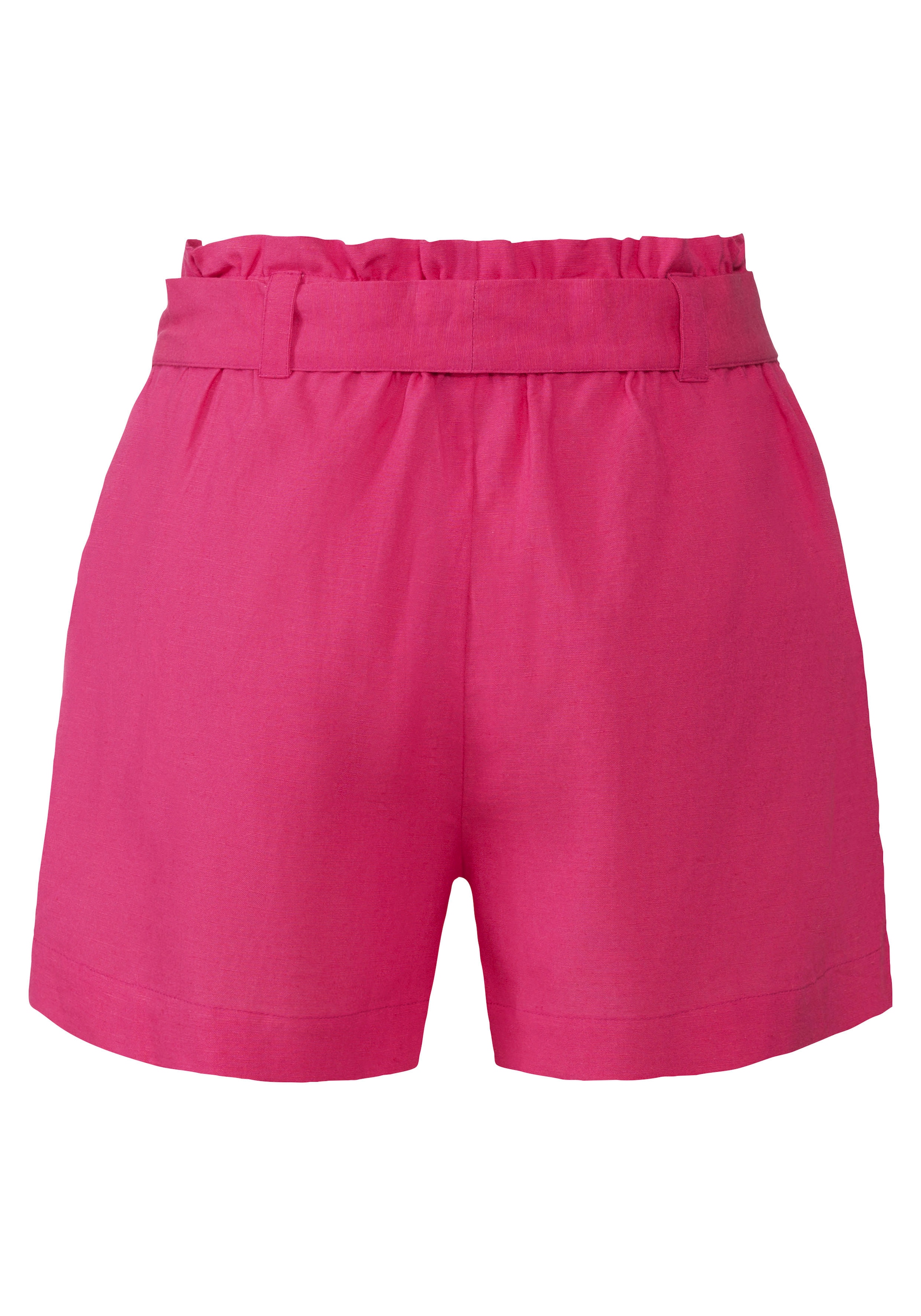 LASCANA Shorts  im Paperbag-Stil, Leinenmix, Schlupfhose, Sommerhose