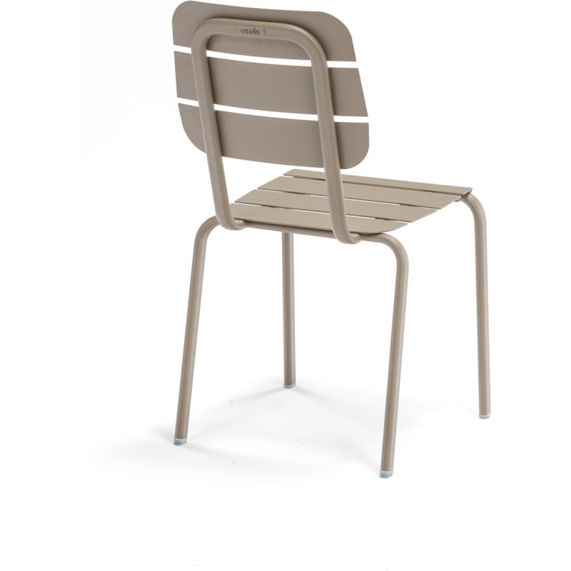 Chaise empilable d'extérieur ARNON - structure aluminium