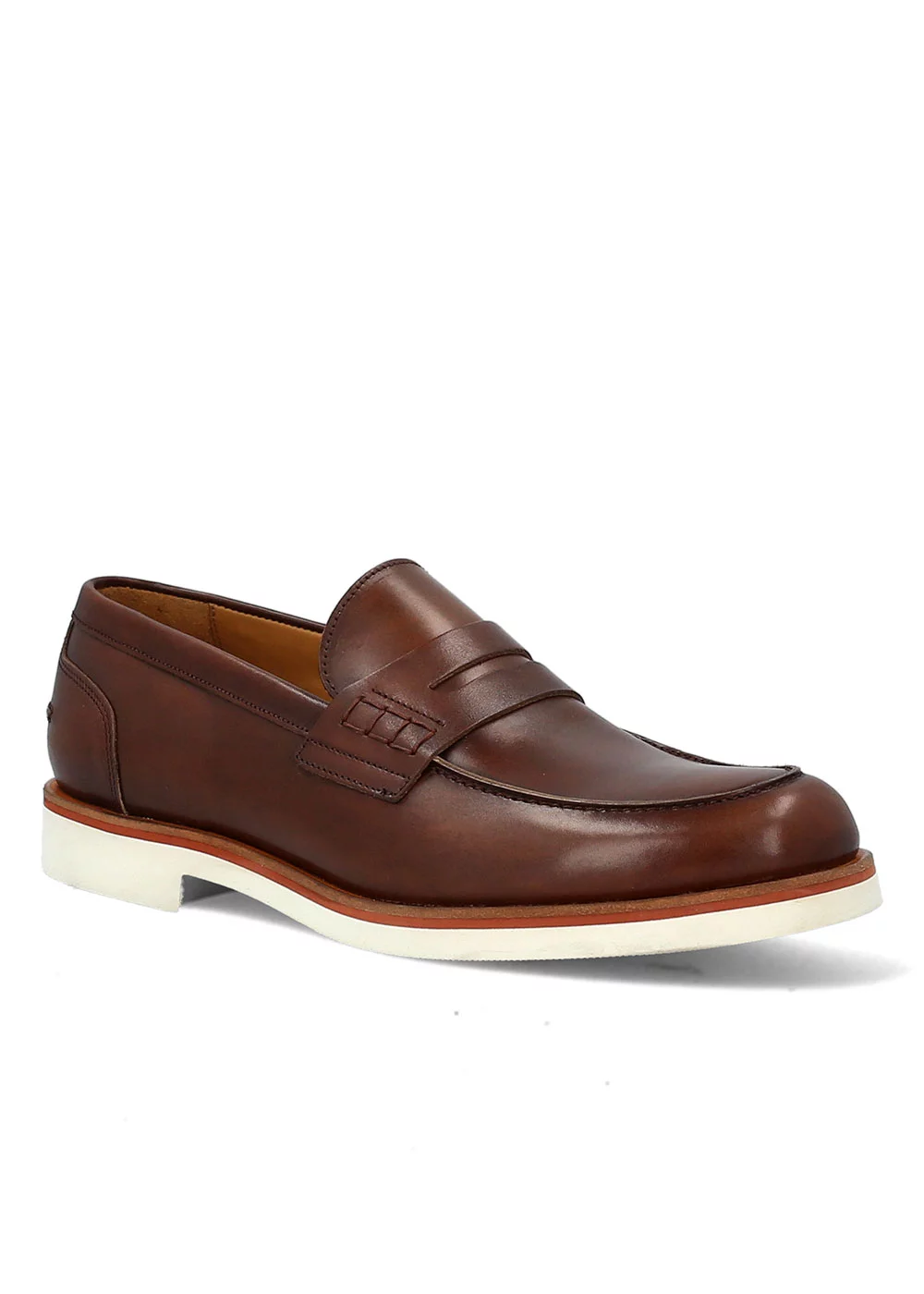 MOCASSIN SABAZIO CUIR MARRON