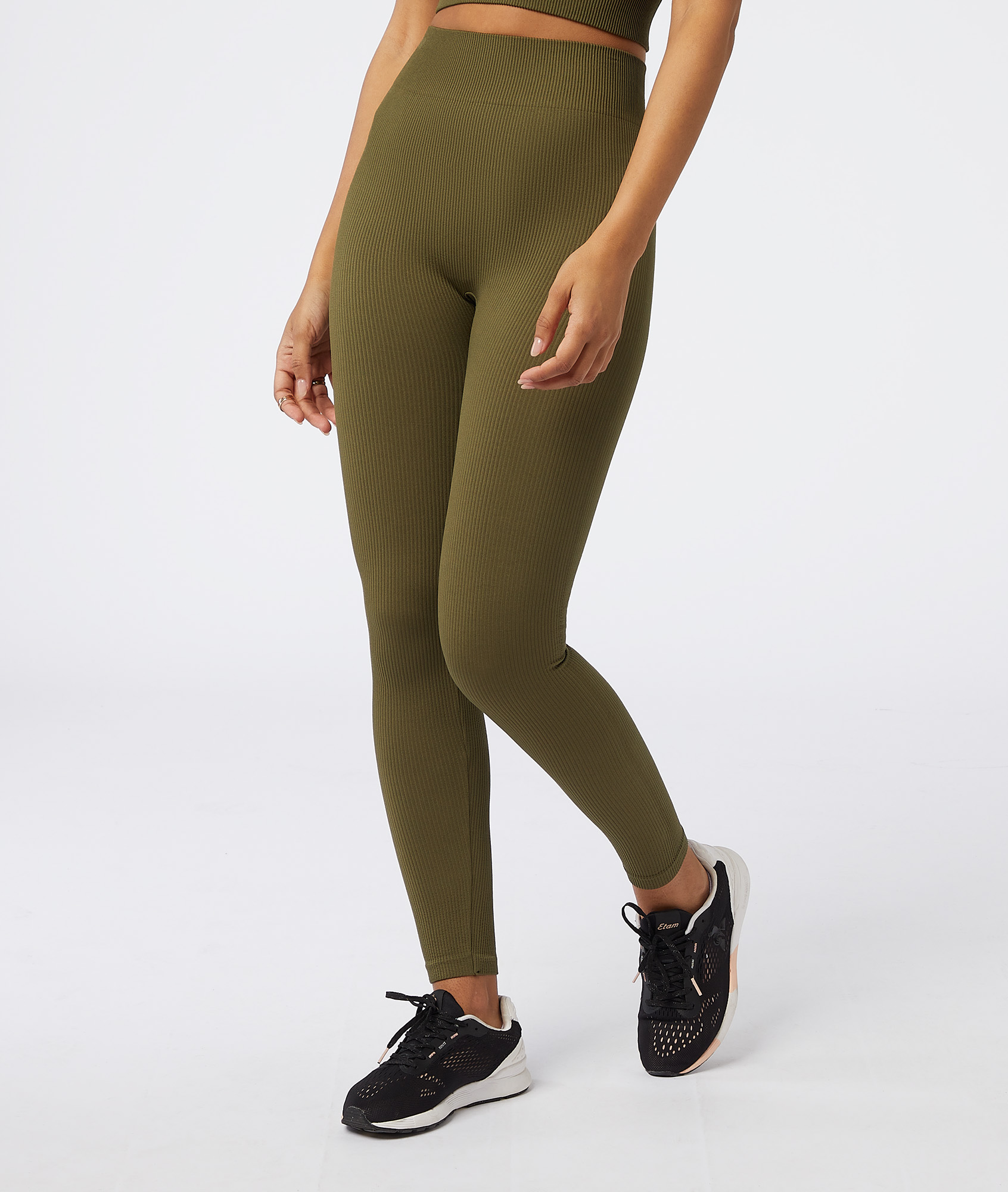 Legging côtelé sans coutures