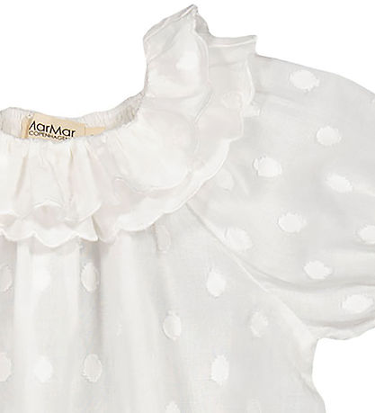 MarMar Sommerstrampler - Rosetta - Sanft White