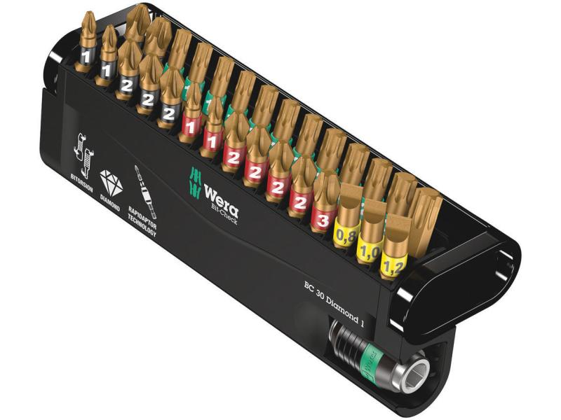Wera Bit-Set Bit-Check 30 Diamond 1, 30-teilig Bit-Sortiment