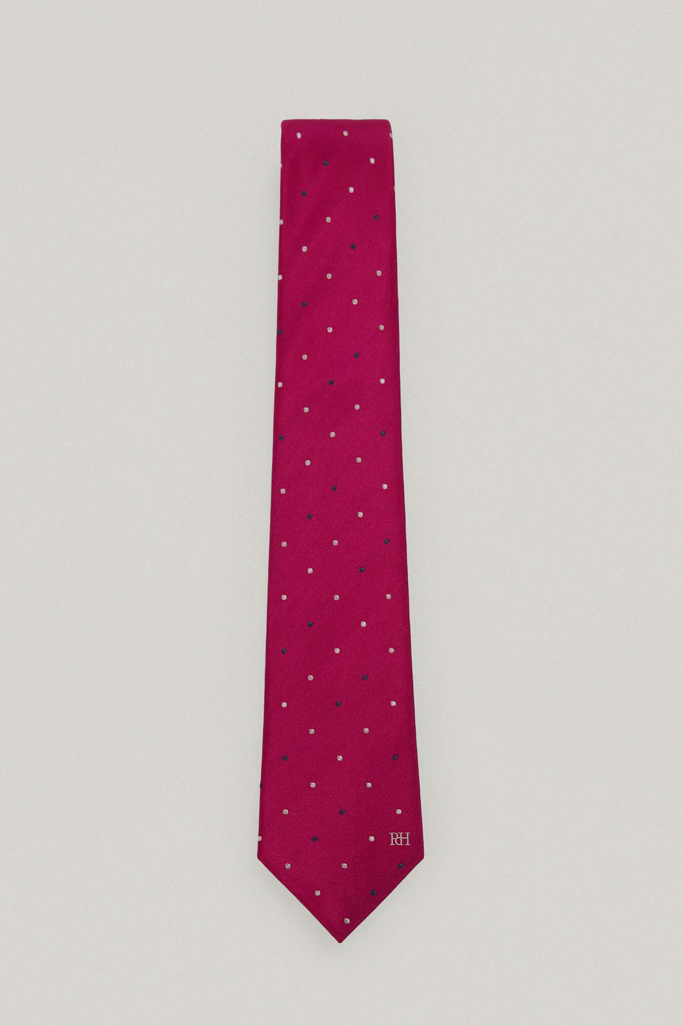 Gravata de seda Lunar - Rosa