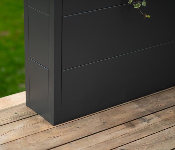 Westmann Metall-Pflanzkasten Talus, anthrazit