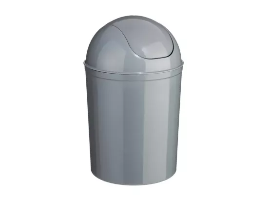 Poubelle en plastique - Gris - 7L