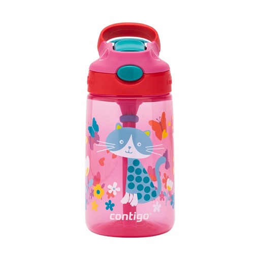 Garrafa Gizmo Flip Cereja com Gato para Crianças