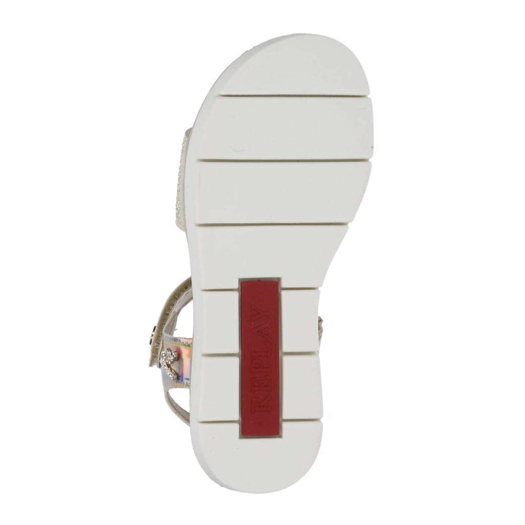 REPLAY sandalen goud