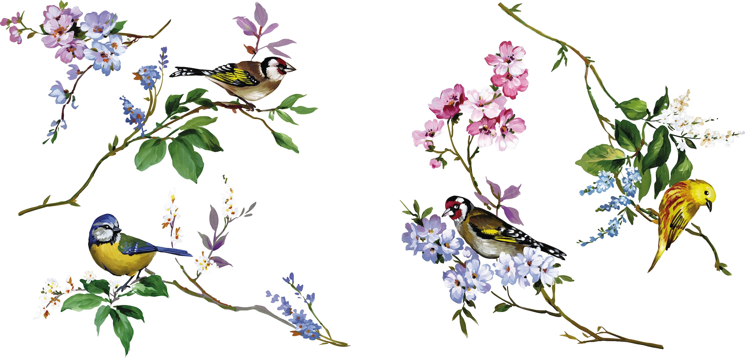 Komar Fensterbild »Wedding Birds« 31x31 cm (Breite x Höhe), selbsthaftend