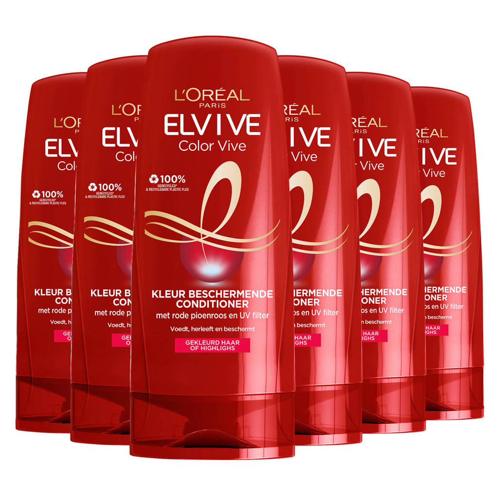 Fijne conditionerColor Vive conditioner - 6 x 200 ml - voordeelverpakking