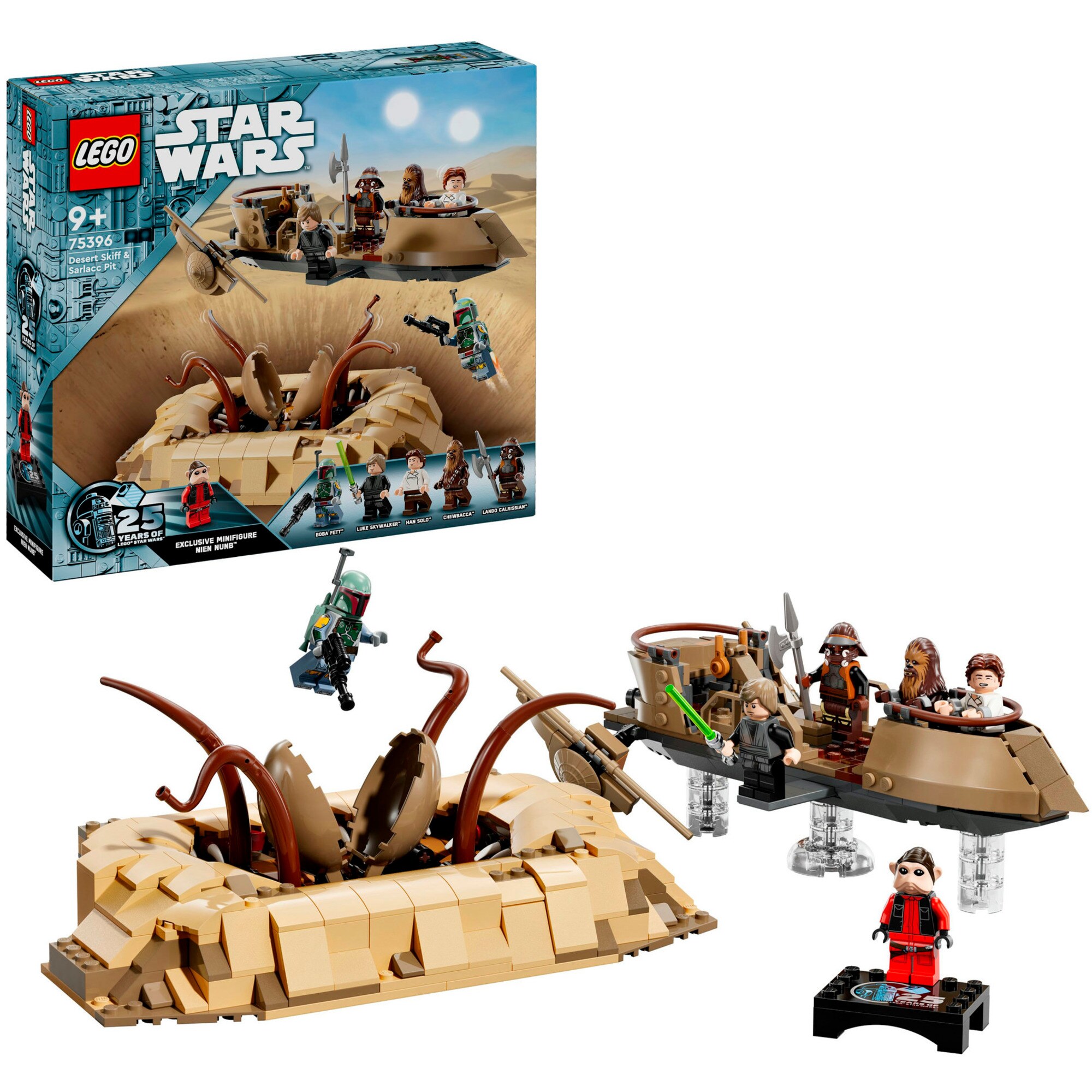 LEGO Konstruktionsspielzeug Star Wars Wüsten-Skiff und Sarlacc-Grube