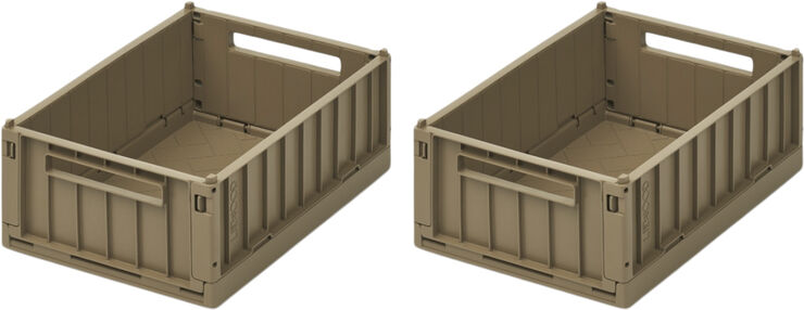 Liewood Weston Storage Box S 2-pack Oat