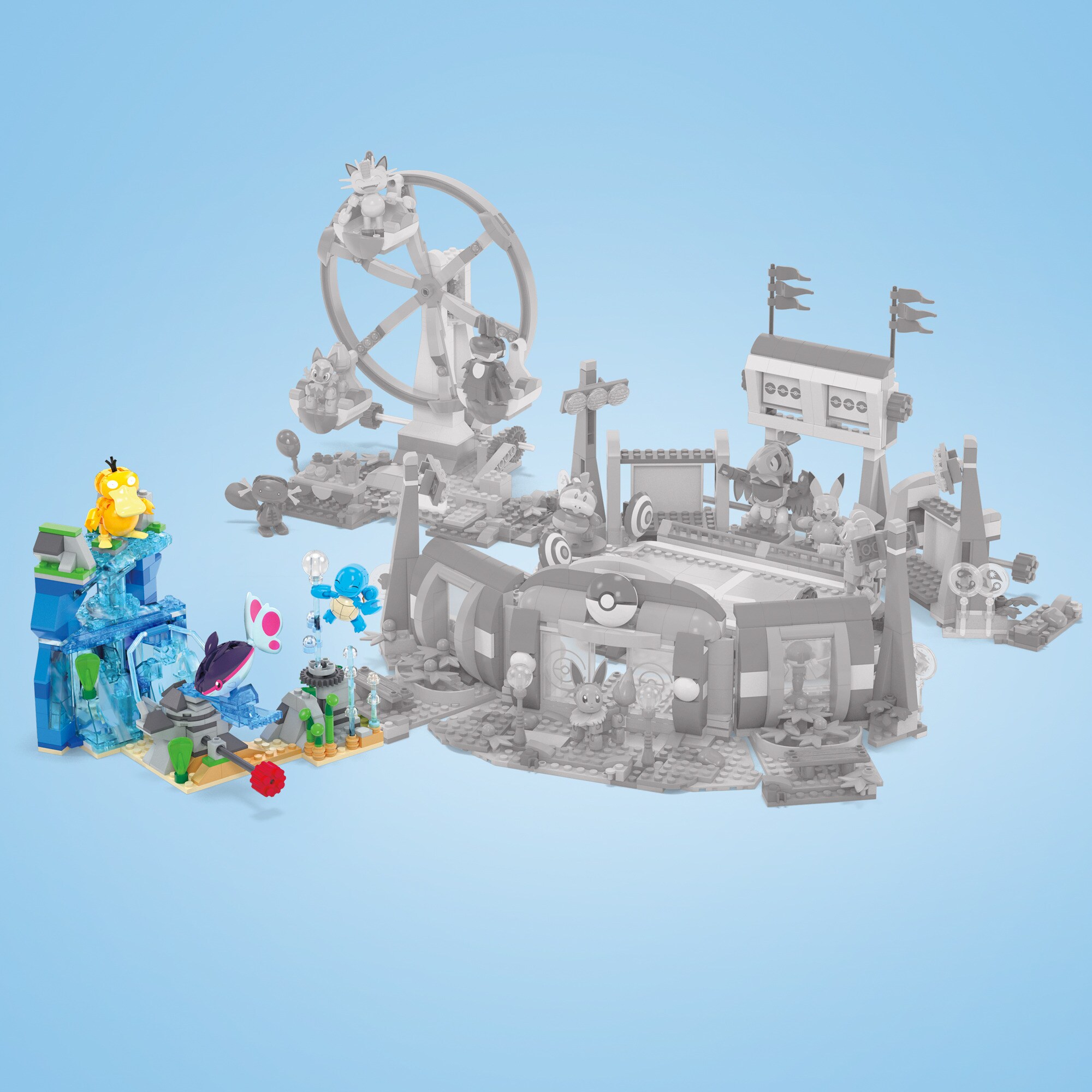 Mattel Konstruktionsspielzeug MEGA Pokémon Wasserabenteuer