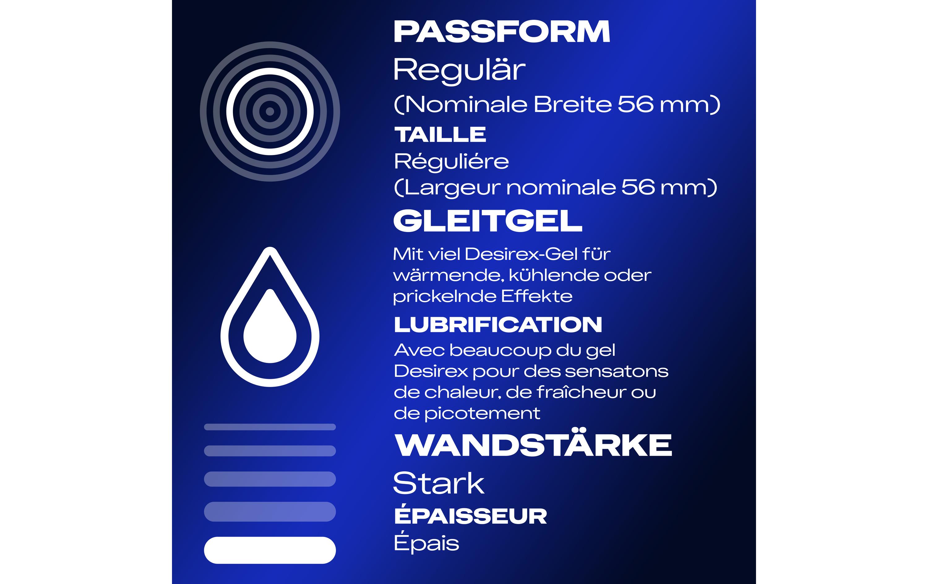 Kondome Intense Orgasmic 10 StückHochwertige Präservative zur sicheren Verhütung