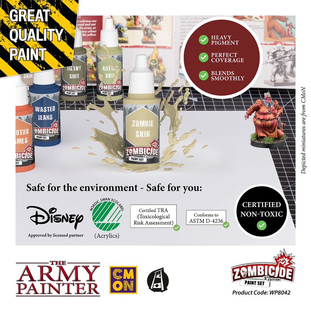 Zombicide 2nd Edition Paint Set