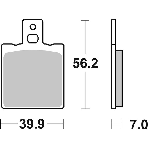 SBS - Plaquettes de frein 164 HF (718)