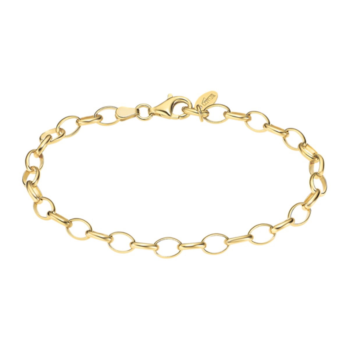 Bracelet Lotus Silver doré mailles ovales