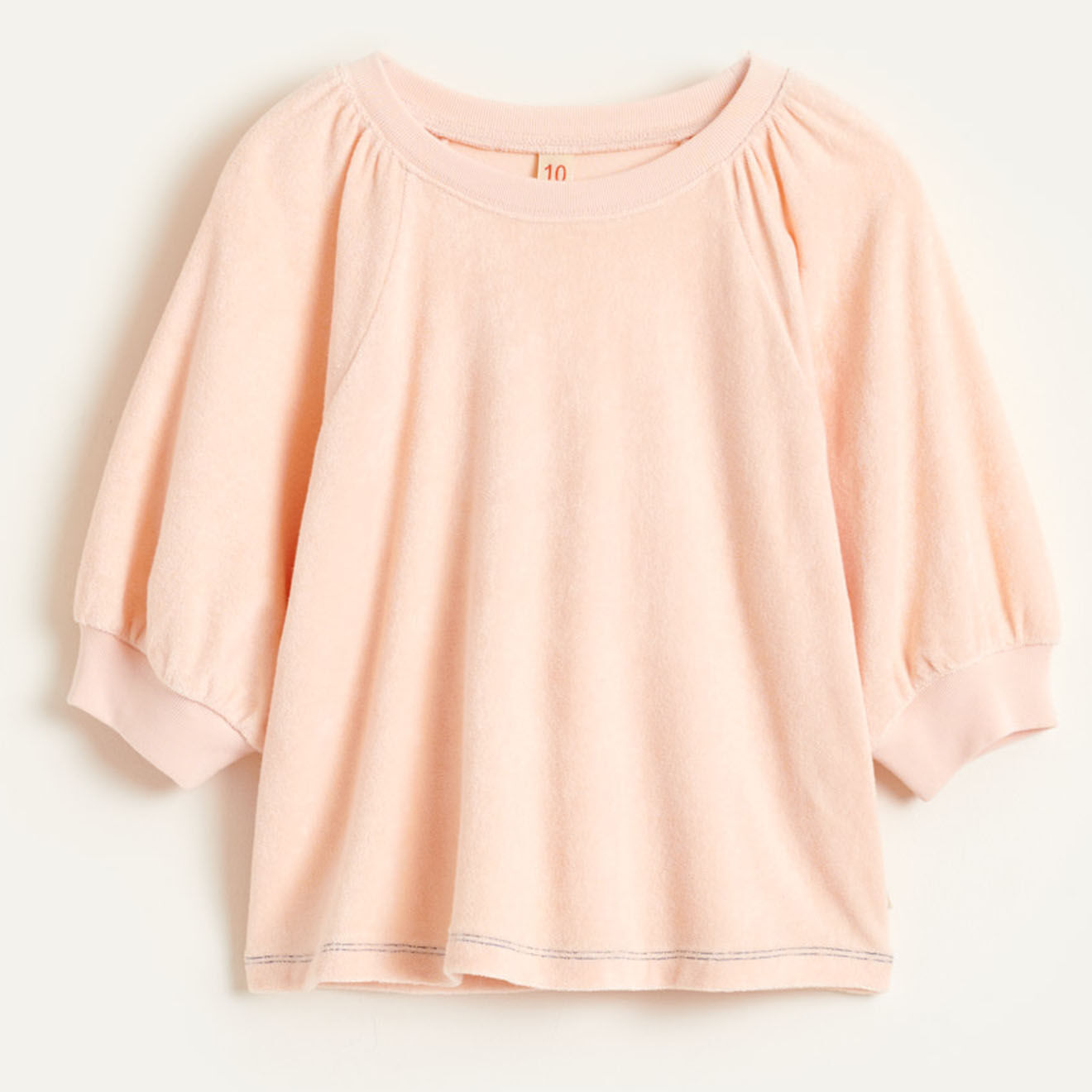 Bellerose Sweat Moni en Coton éponge rose pâle
