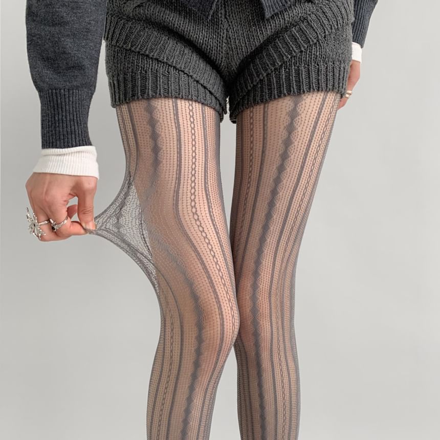 Desperim - Transparante jacquardpanty's