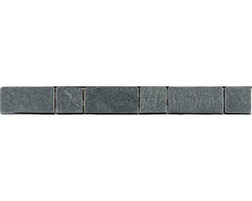 Natuursteenrand grijs 3,3x30,5 cm