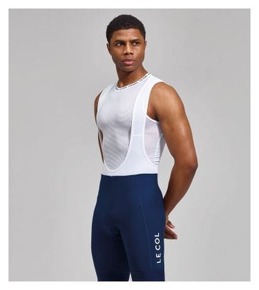 Cuissard Court à Bretelles Le Col Pro II Bleu Navy/Blanc
