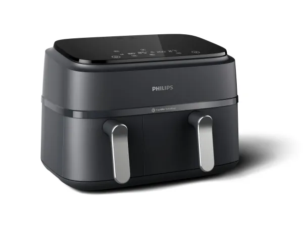 Philips Series 3000 NA351 - Varmluftsrister - 9 liter - 2.75 kW - sort/ sølv