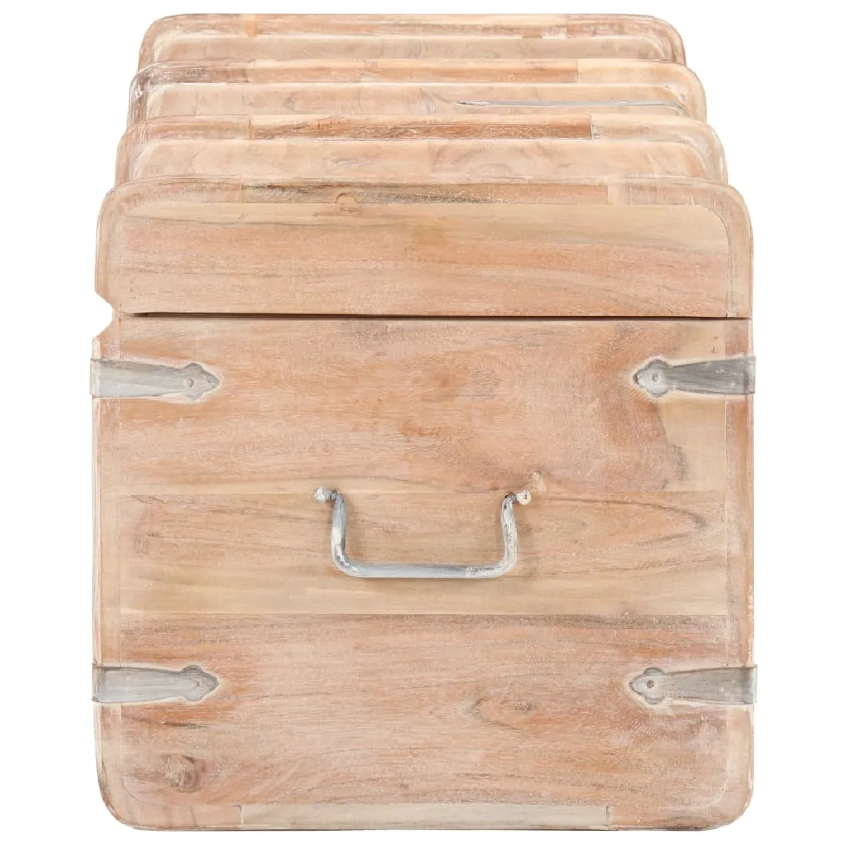 vidaXL Coffre de rangement 90x40x40 cm bois d'acacia