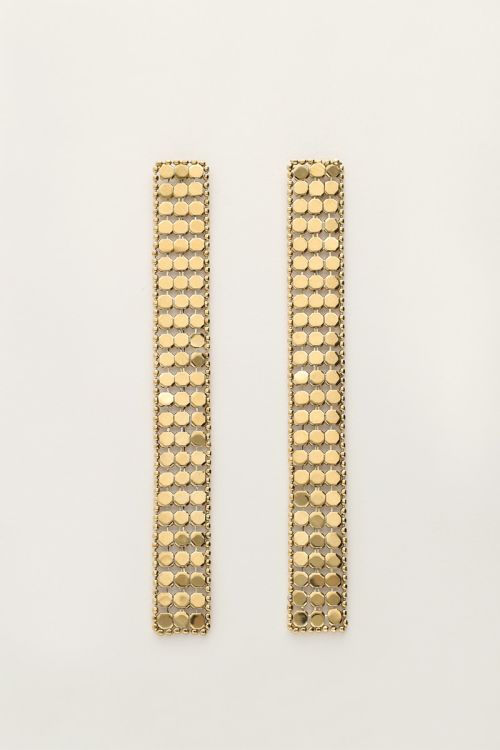 Starry statement oorhangers met coins