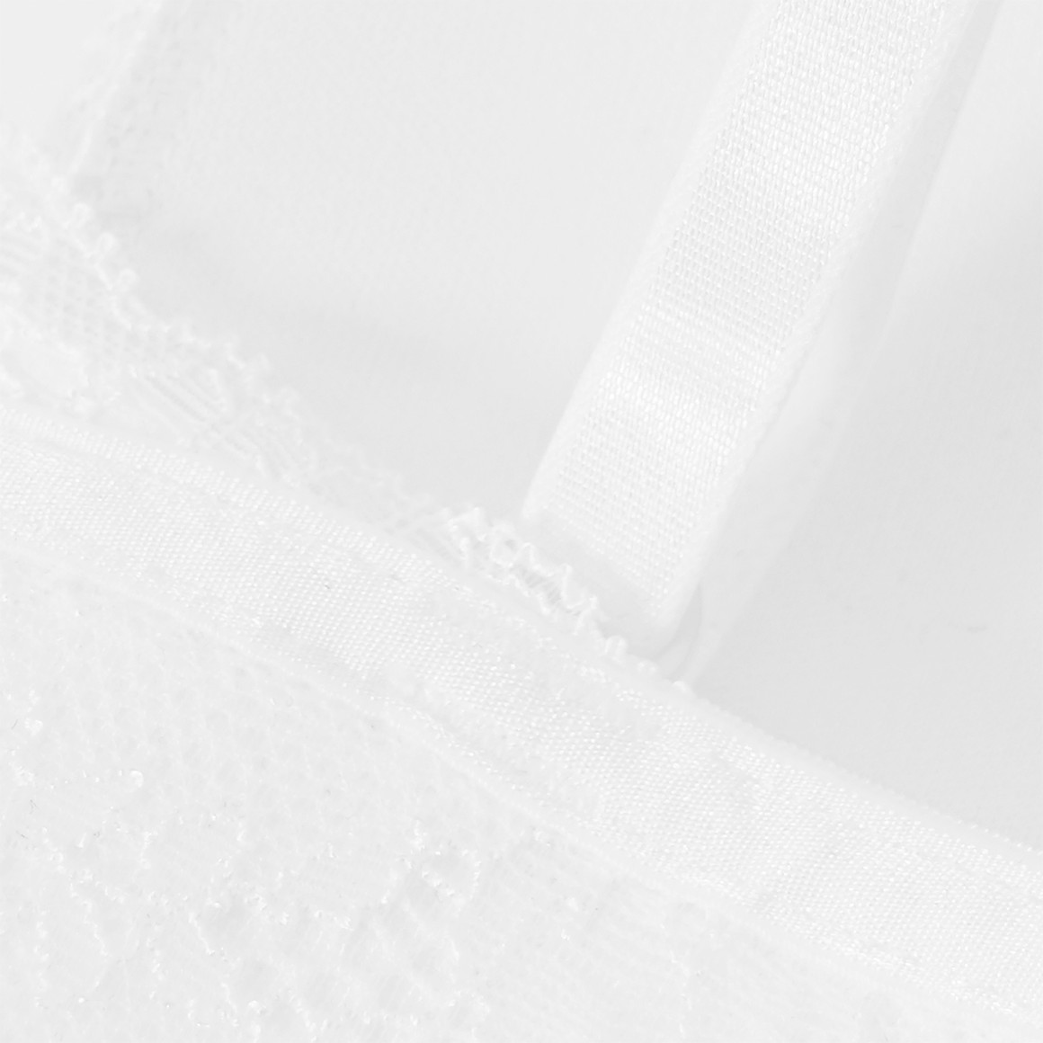 Gina Benotti Damen Bralette-BH mit Spitzendetails weiss