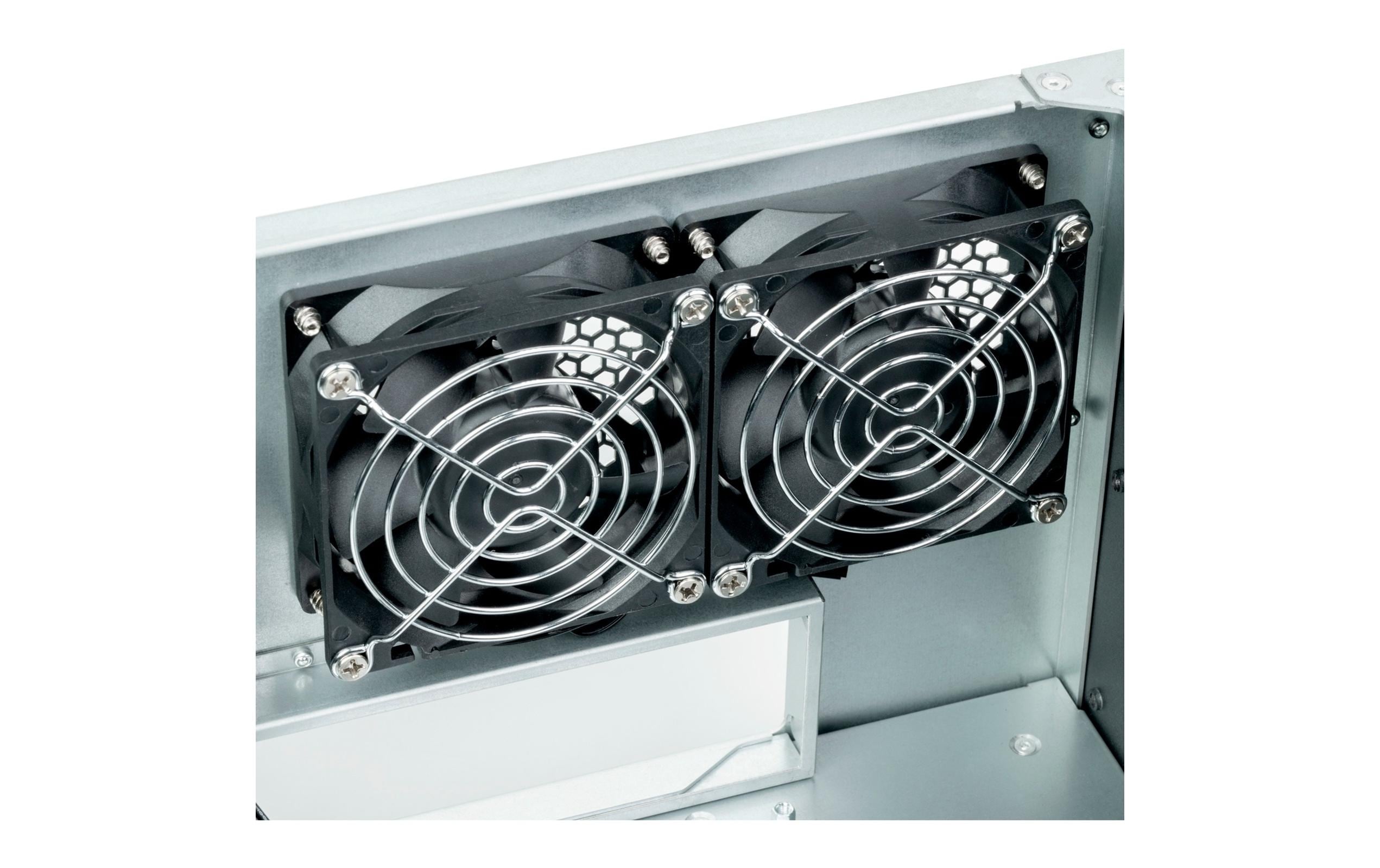 Gehäuse SST-RM61-312<br>6U 12-Bay Rackmount-Gehäuse mit Kompatibilität mit zwei Netzteilen