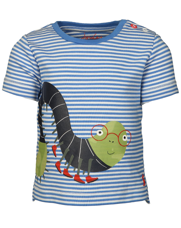 T-Shirt BARNACLE – RAUPE mit Shorts in blau/rot
