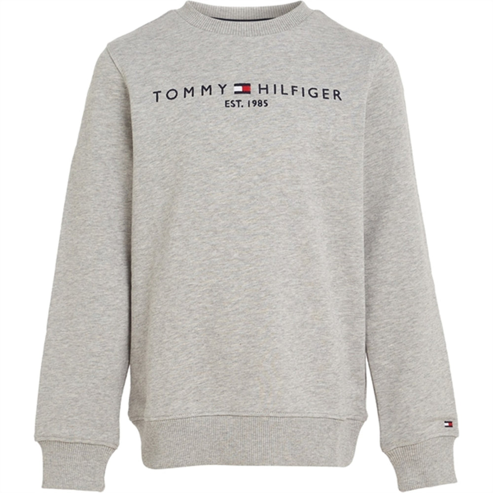 Køb Tommy Hilfiger Essential Sweatshirt Light Grey Heather