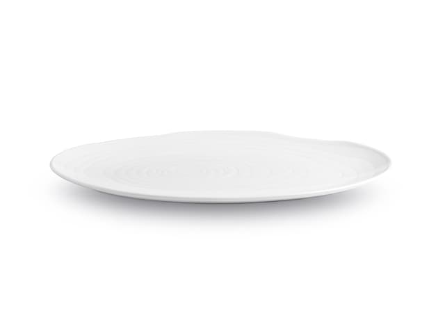 Pillivuyt Boulogne Tallerken oval 23 x 16,5 cm Hvid