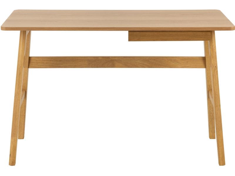AC Design Tisch Barnett, Eiche Büroschreibtisch