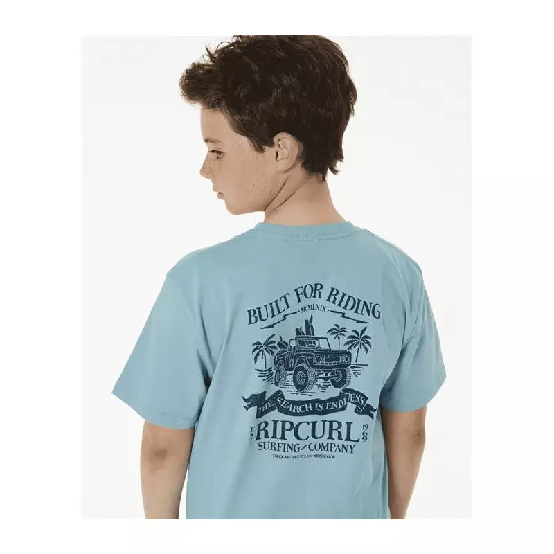 Teeshirt junior RIPCURL Search Trip Tee-Boy Dusty Blue