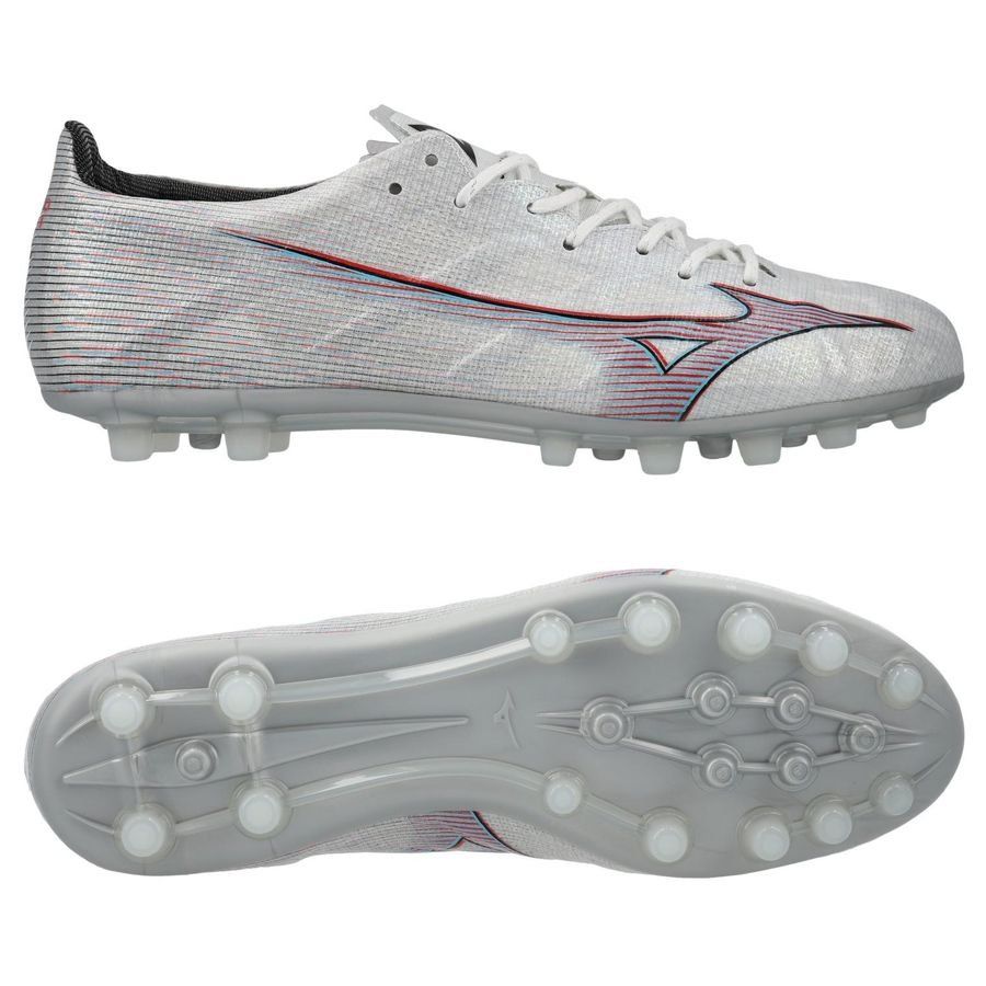 Mizuno Alpha Made in Japan AG Shining - Blanc/Rouge
